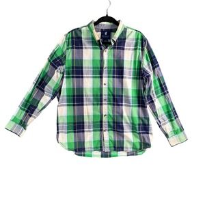 VTG‎ Rocawear Mens XL Plaid Flannel Button Down Shirt Streetwear Hip Hop Y2K